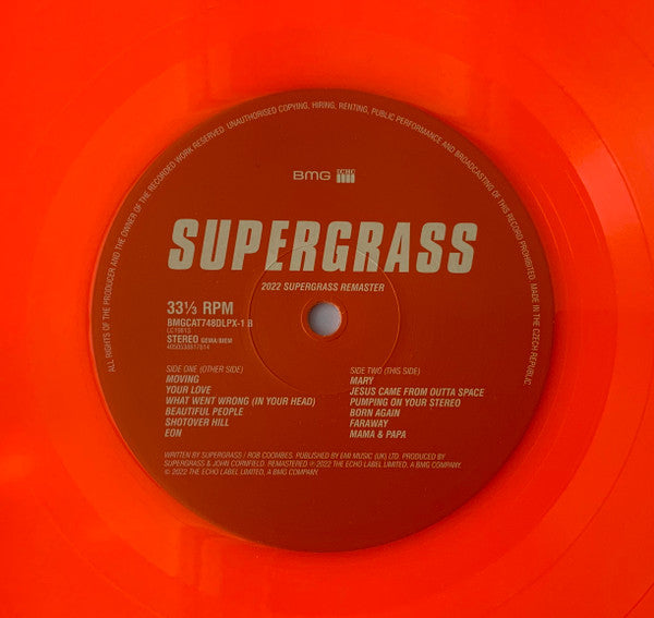 Supergrass : Supergrass (LP, Album, RE, RM, Ora)