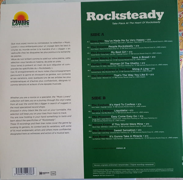 Various : Rocksteady (Take Place At The Heart Of Rocksteady) (LP, Comp)