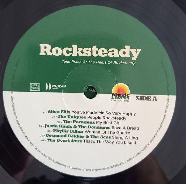 Various : Rocksteady (Take Place At The Heart Of Rocksteady) (LP, Comp)