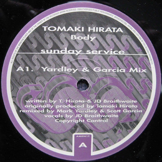 Tomoki Hirata : Body (12")