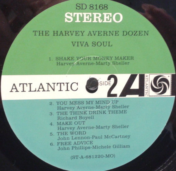 The Harvey Averne Dozen : Viva Soul (LP, Album, RE)