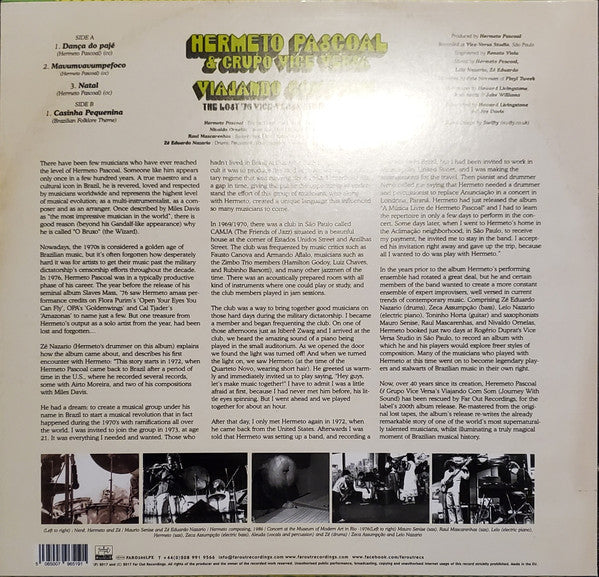 Hermeto Pascoal & Hermeto Pascoal & Grupo Vice Versa : Viajando Com O Som (The Lost '76 Vice-Versa Studio Session) (LP, Album, Ltd, RE, Gre)