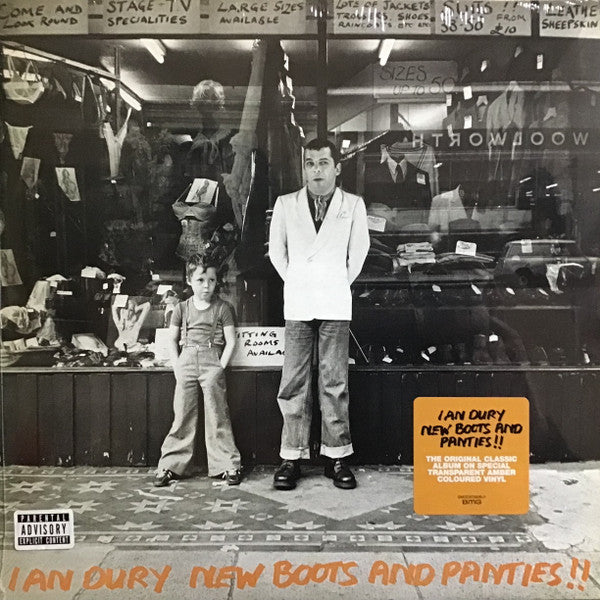 Ian Dury : New Boots And Panties!! (LP, Album, RE, S/Edition, Amb)