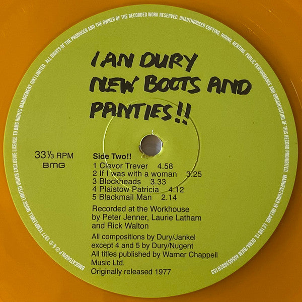 Ian Dury : New Boots And Panties!! (LP, Album, RE, S/Edition, Amb)