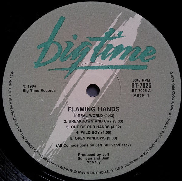 Flaming Hands : Flaming Hands (LP, Album)