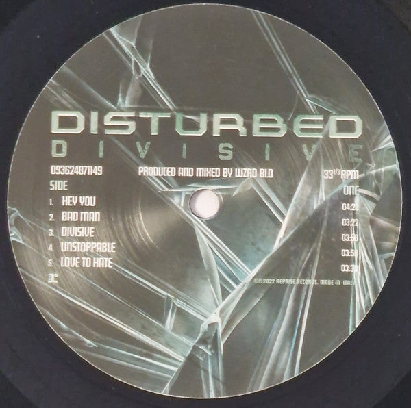 Disturbed : Divisive  (LP, Album)