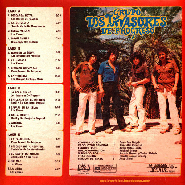 Various : Perú Selv​á​tico - Sonic Expedition Into The Peruvian Amazon 1972​-​1986 (2xLP, Comp, Gat)