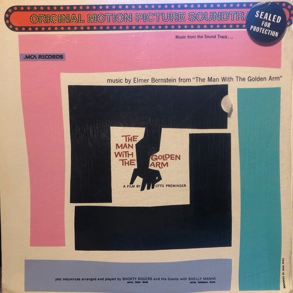Elmer Bernstein : The Man With The Golden Arm (Soundtrack) (LP, Album, RE, RP)