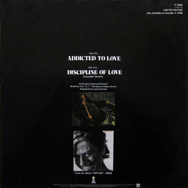 Robert Palmer : Addicted To Love (12", Single, Ltd)