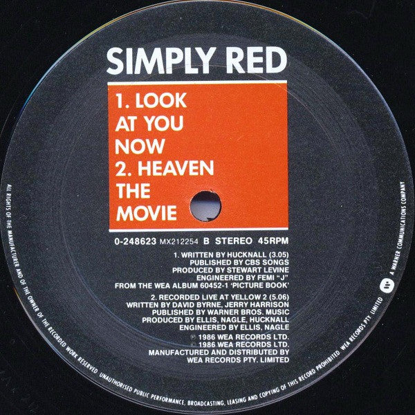 Simply Red : Open Up The Red Box (Remix) (12")