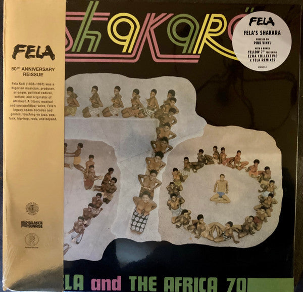 Fela Kuti : Shakara (7", Album, Ltd, RE, Pin)