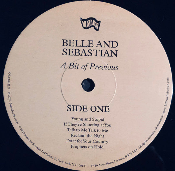 Belle And Sebastian* : A Bit Of Previous (LP, Album, GZ )