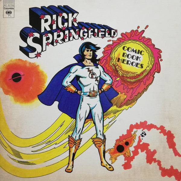 Rick Springfield : Comic Book Heroes (LP, Album, Gat)