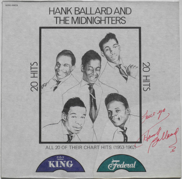 Hank Ballard & The Midnighters : 20 Hits: All 20 Of Their Chart Hits (1953-1962) (LP, Comp)