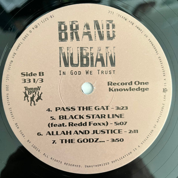 Brand Nubian : In God We Trust (LP, 2 x)