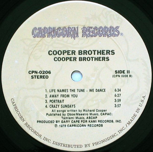Cooper Brothers : Cooper Brothers (LP, Album)