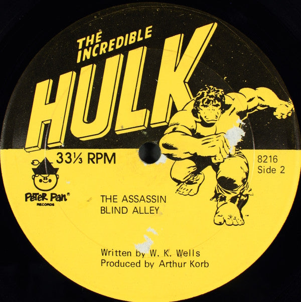 Unknown Artist : The Incredible Hulk (LP, Album)
