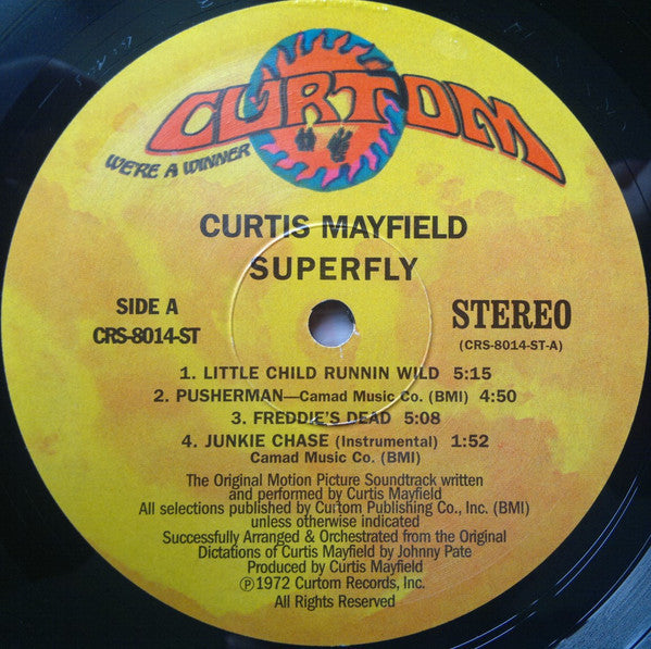 Curtis Mayfield : Super Fly (LP, Album, RE)