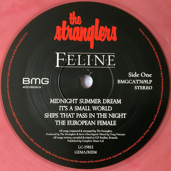 The Stranglers : Feline (LP, Album, RE, RM + LP, Comp, RM + Dlx, Ltd, Red)