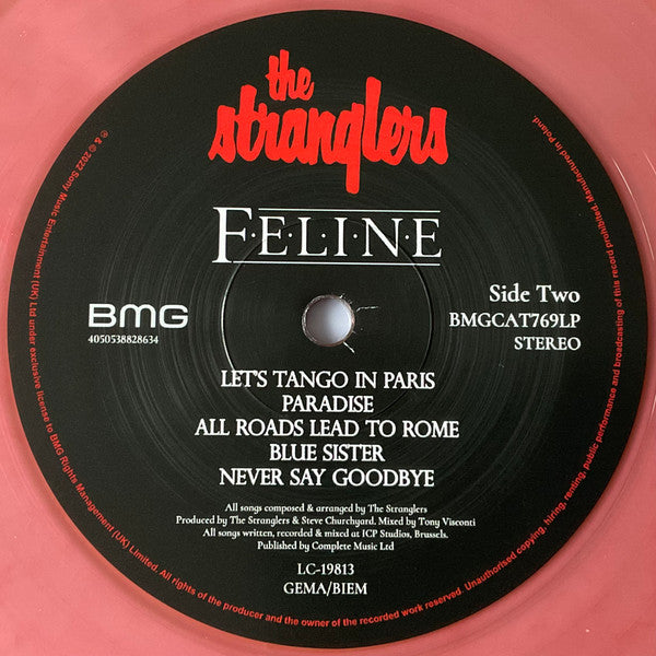 The Stranglers : Feline (LP, Album, RE, RM + LP, Comp, RM + Dlx, Ltd, Red)