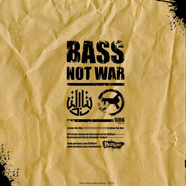 BEATure : Bass Not War (12", Ltd)