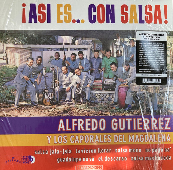 Alfredo Gutierrez, Los Caporales Del Magdalena : ¡Asi Es... Con Salsa! (LP)