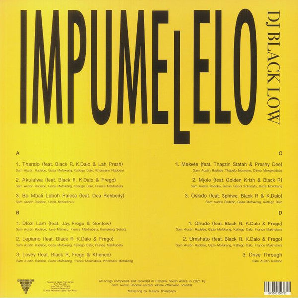 DJ Black Low : Impumelelo (2xLP, Album)