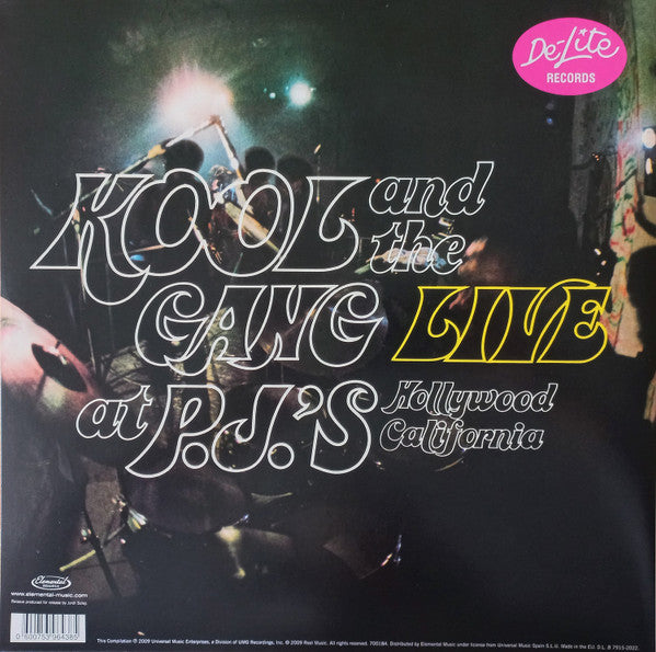 Kool & The Gang : Live At P.J.'s (LP, Album, RE)