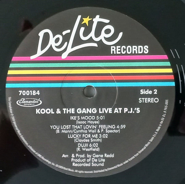 Kool & The Gang : Live At P.J.'s (LP, Album, RE)