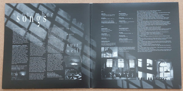 Various : September Songs - The Music Of Kurt Weill (2xLP, Ltd, blu)