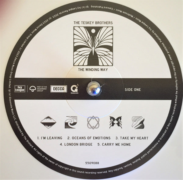 The Teskey Brothers : The Winding Way (LP, Album, Whi)