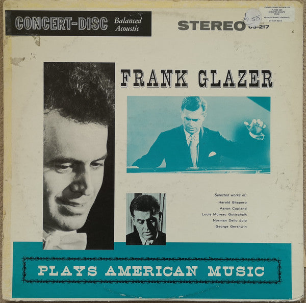 Frank Glazer : Plays American Music (LP)