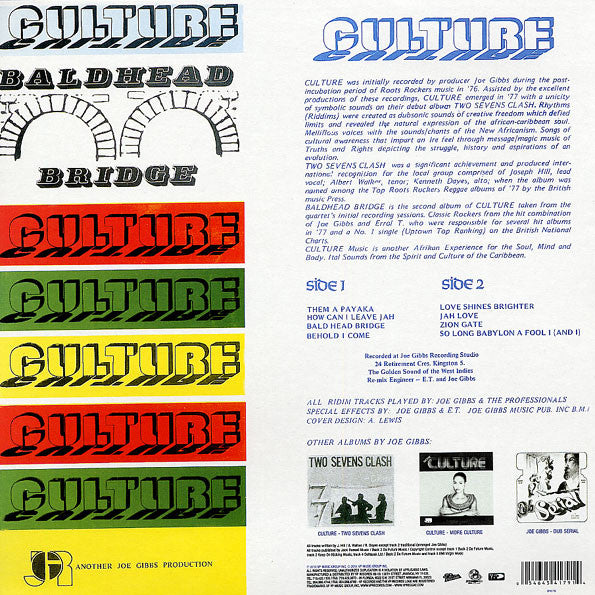 Culture : Baldhead Bridge (LP, Album, RE)