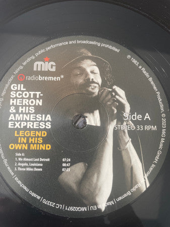 Gil Scott-Heron And His Amnesia Express : Legend In His Own Mind (2xLP, Album)