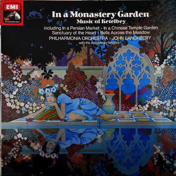 Albert W. Ketelbey - Philharmonia Orchestra / John Lanchbery With The The Ambrosian Singers : In A Monastery Garden (LP, Quad, Ori)