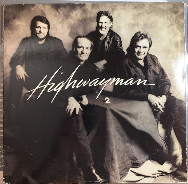 Waylon Jennings, Willie Nelson, Johnny Cash, Kris Kristofferson : Highwayman  2 (LP, Album, Car)