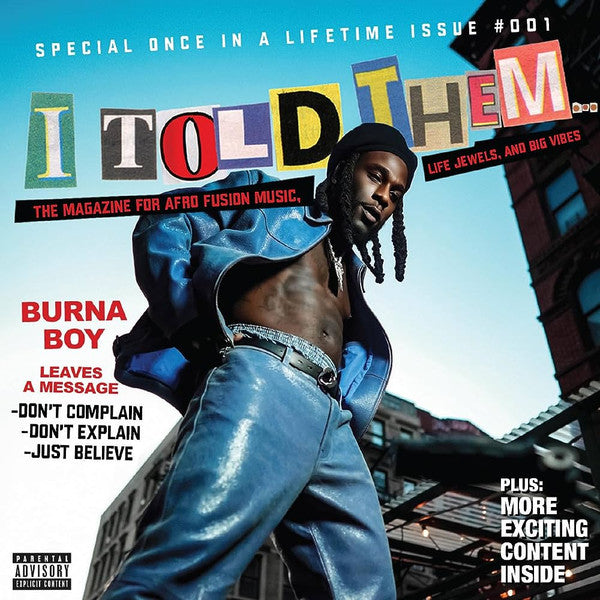 Burna Boy : I Told Them... (LP, Album)