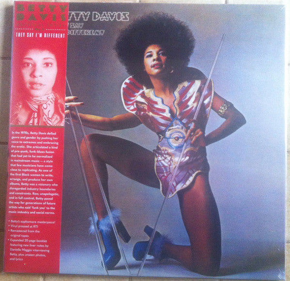Betty Davis : They Say I'm Different (LP, Album, RE, RM, Gat)