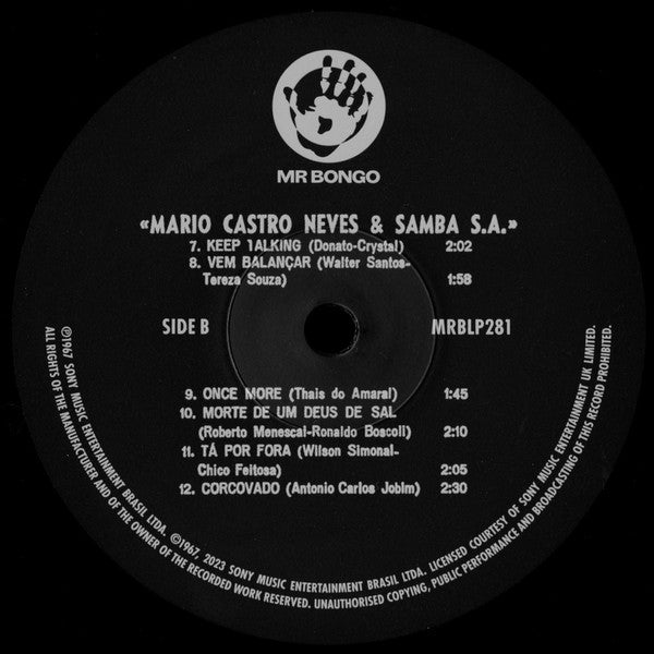 Mário Castro Neves & Samba S.A. : Mário Castro Neves & Samba S.A. (LP, Album, Mono, RE)
