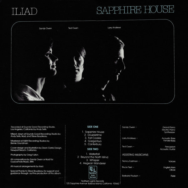 Iliad : Sapphire House (LP, Album)