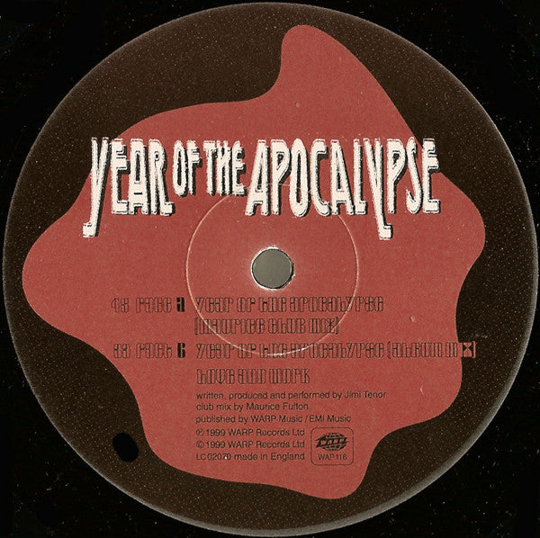 Jimi Tenor : Year Of The Apocalypse (12")