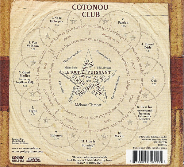 T.P. Orchestre Poly-Rythmo : Cotonou Club (CD, Album)