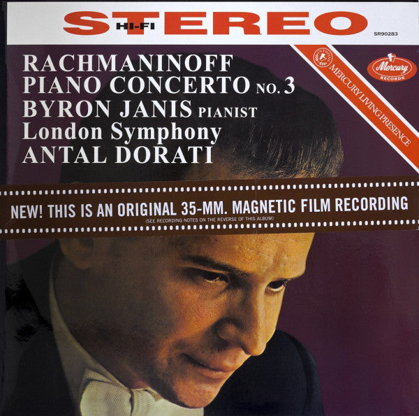 Sergei Vasilyevich Rachmaninoff, Byron Janis, The London Symphony Orchestra, Antal Dorati : Piano Concerto No. 3 (LP, Album, RE, RM, 180)