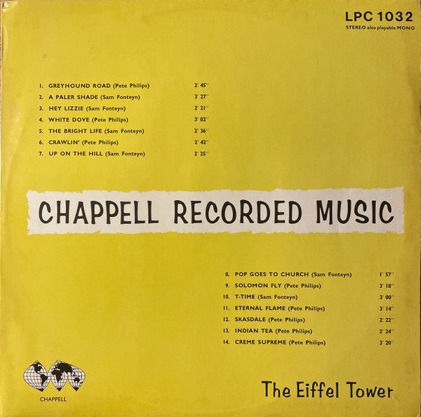 The Eiffel Tower : Chappell Recorded Music (LP)