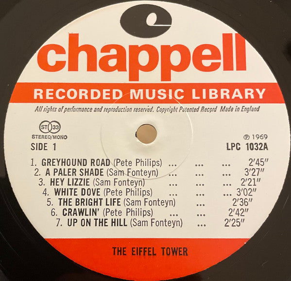 The Eiffel Tower : Chappell Recorded Music (LP)