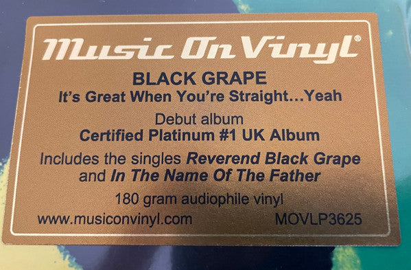 Black Grape : It’s Great When You’re Straight… Yeah (LP, Album, RE)