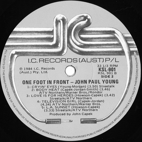 John Paul Young : One Foot In Front (LP, Album)