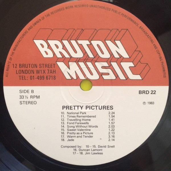 James Clarke / David Snell (2) / Duncan Lamont / Jim Lawless : Pretty Pictures (LP)