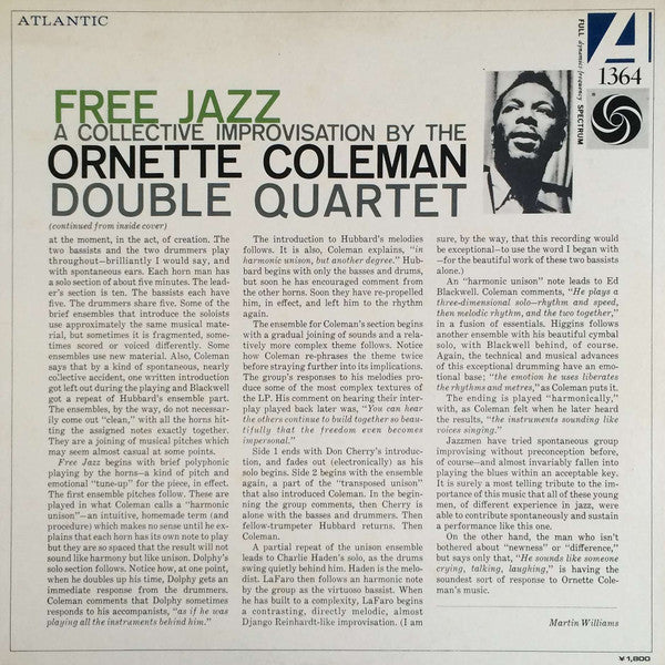 The Ornette Coleman Double Quartet = オーネット・コールマン* : Free Jazz = フリー・ジャズ (LP, Album, RE, ¥18)
