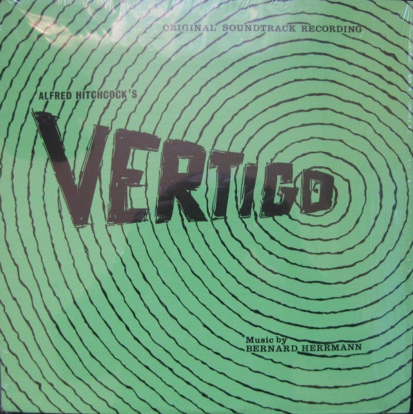 Bernard Herrmann : Vertigo (Original Soundtrack Recording) (LP, Album, Unofficial)